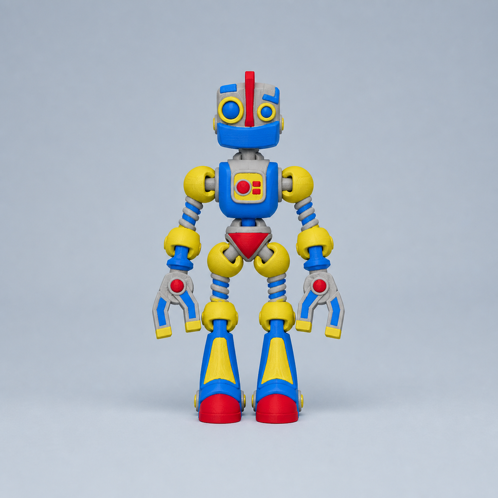 MiniBot – bewegliche Roboterfigur FehnFactory