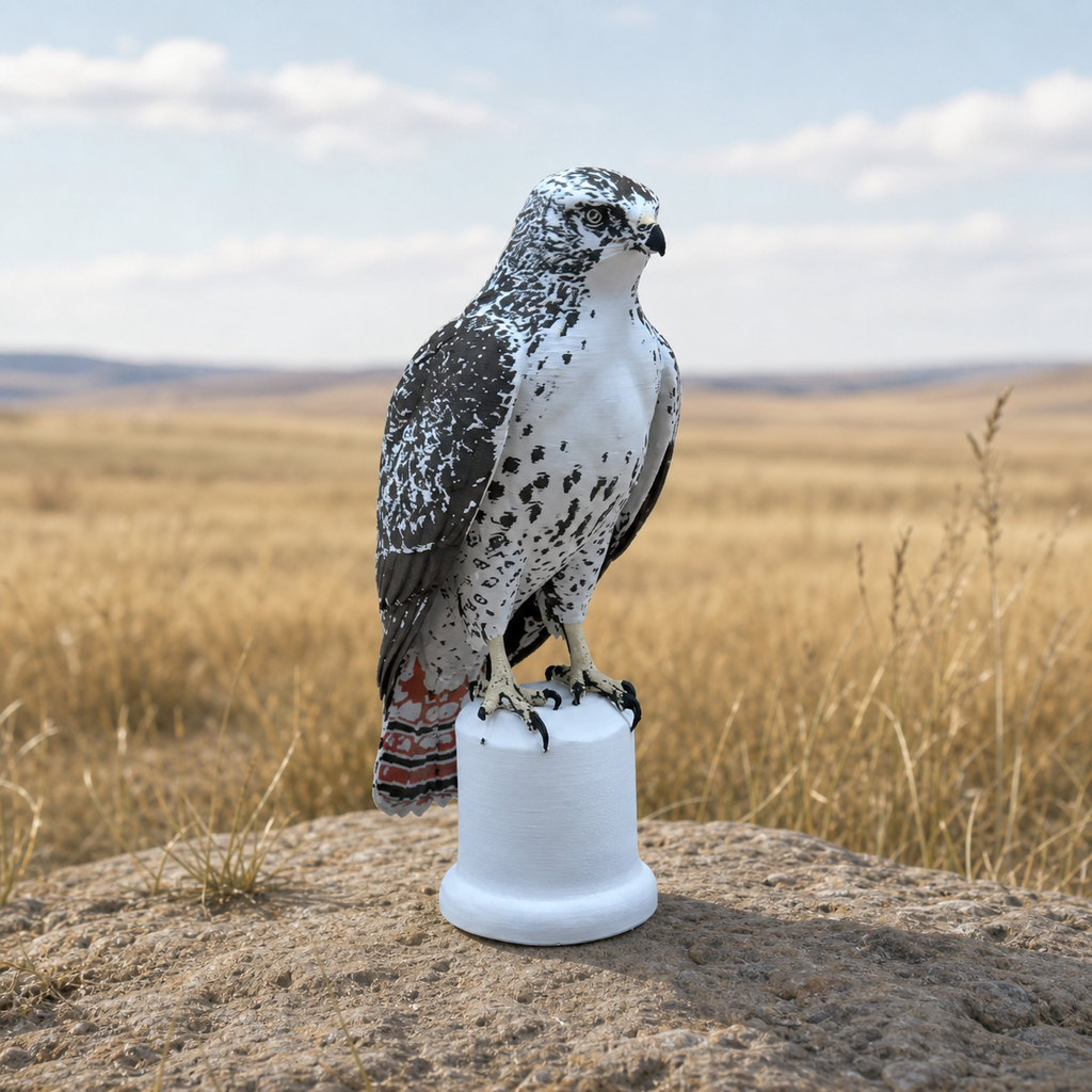 Majestic Red-Tailed Hawk – Rotschwanzbussard-Skulptur FehnFactory