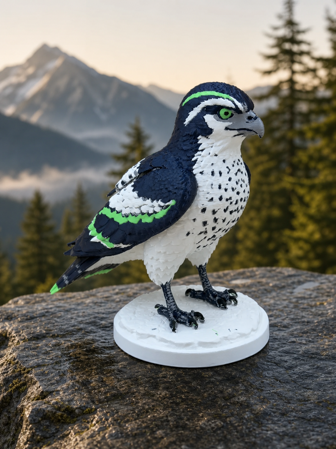 Seattle Sea Hawk – freistehende Greifvogel-Skulptur FehnFactory