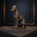 Greyhound-Figur – sitzender Windhund mit eleganter Silhouette | Geschenk für Hundefans | Made in Germany Fehn-factory.de