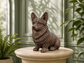 Corgi – detailreiche sitzende Hundefigur | Geschenk für Corgi-Fans | Made in Germany Fehn-factory.de