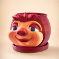 Faultier-Pflanzgefäß oder Dekoschale – Planter & Bowl, 13,1 cm FehnFactory