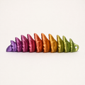 Eichhörnchen-Schwanz-Anhänger – beweglich, Silk Rainbow, 13 cm FehnFactory
