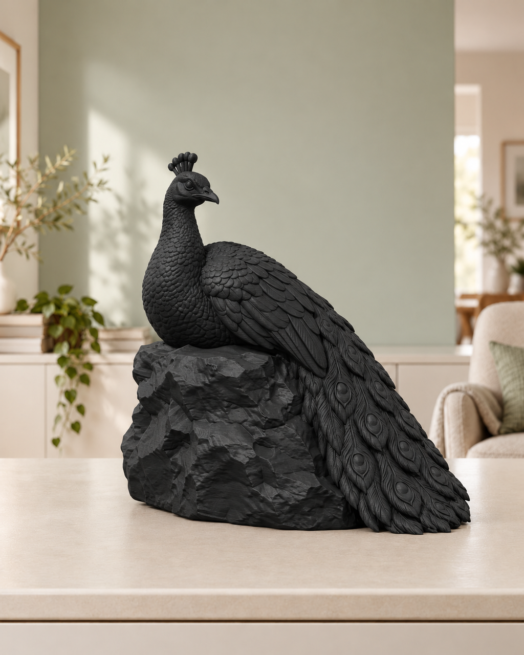 Pfau – 02 schwarz
