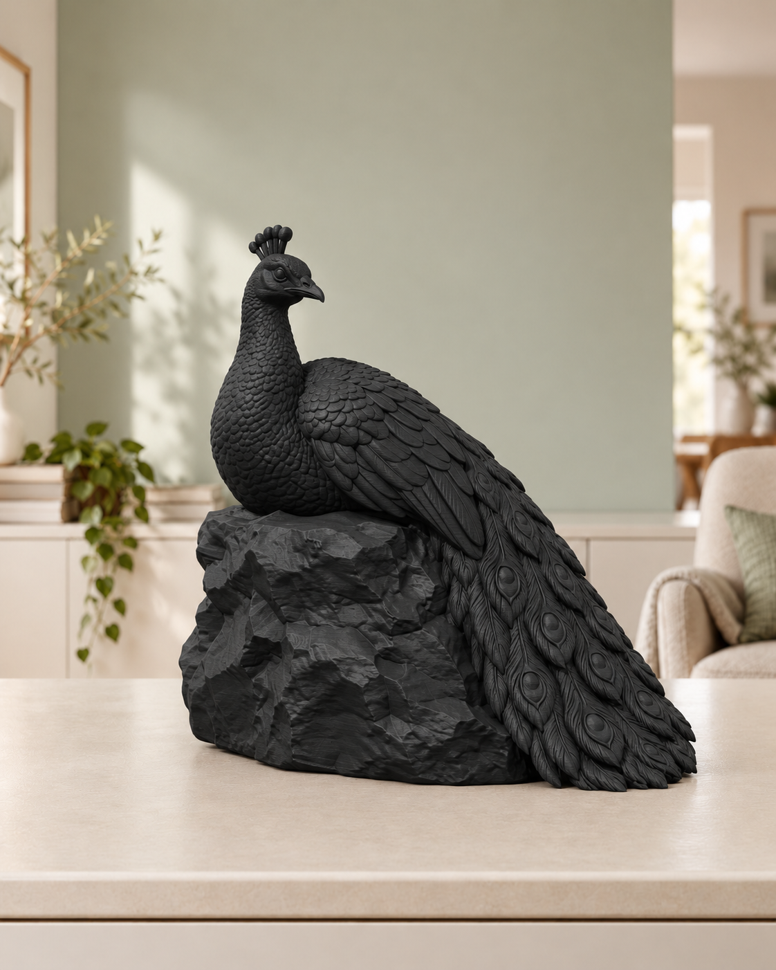 Pfau – 02 schwarz
