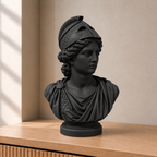Athene – antike Büste – 02 schwarz