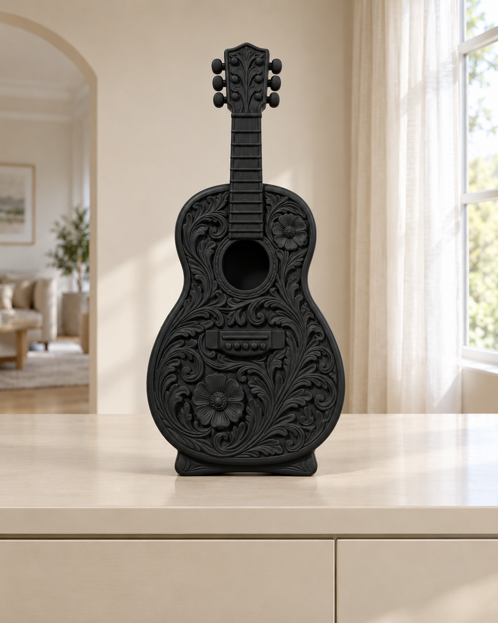 Western-Gitarre – 02 schwarz