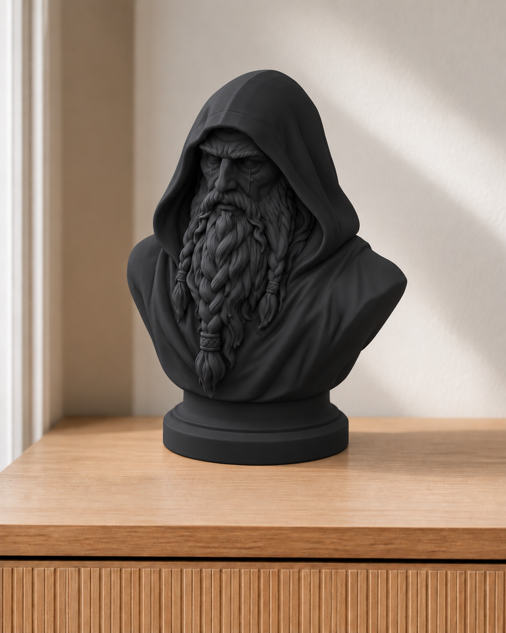 Odin – nordische Büste – 02 schwarz