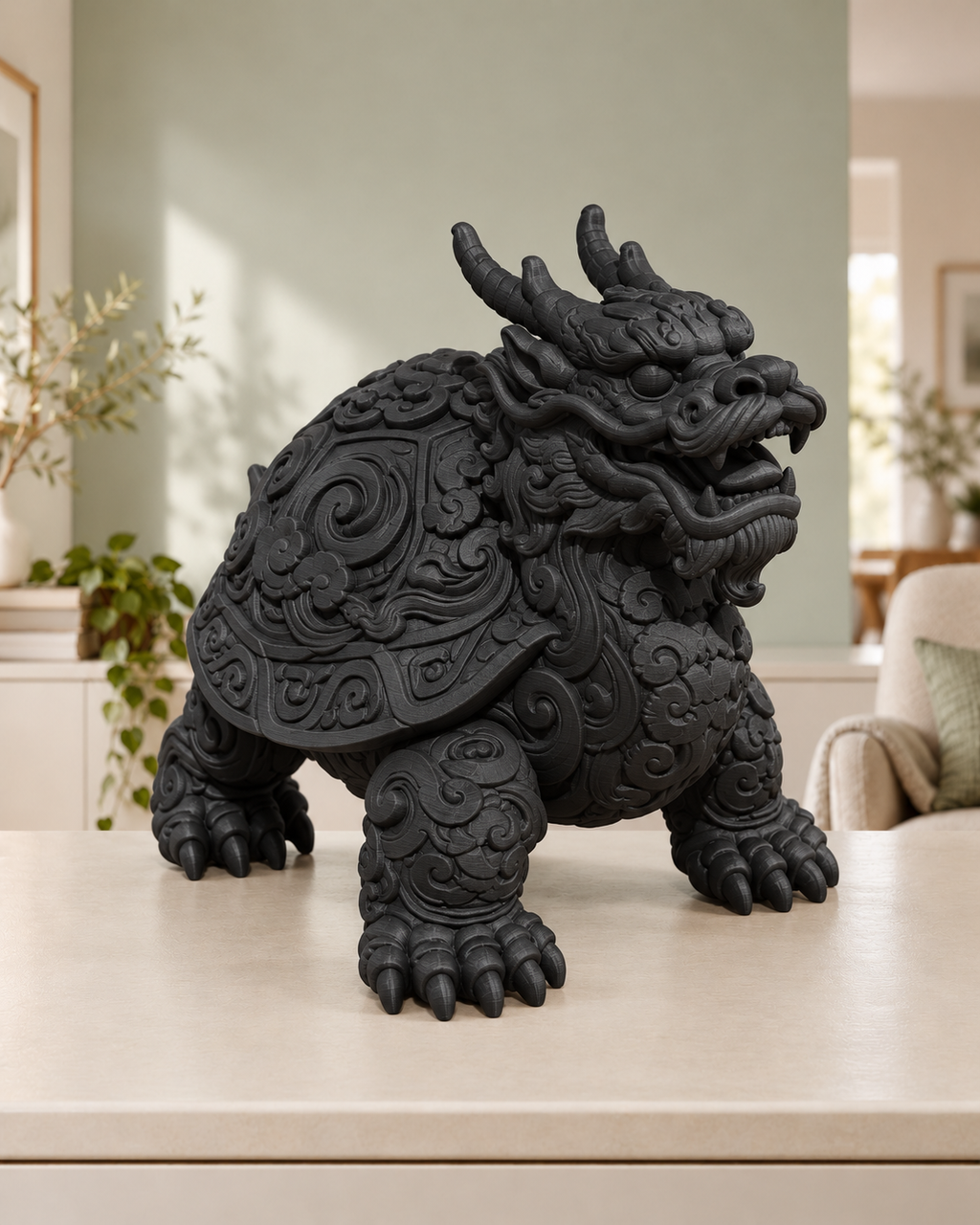 Drachenschildkröte – 02 schwarz