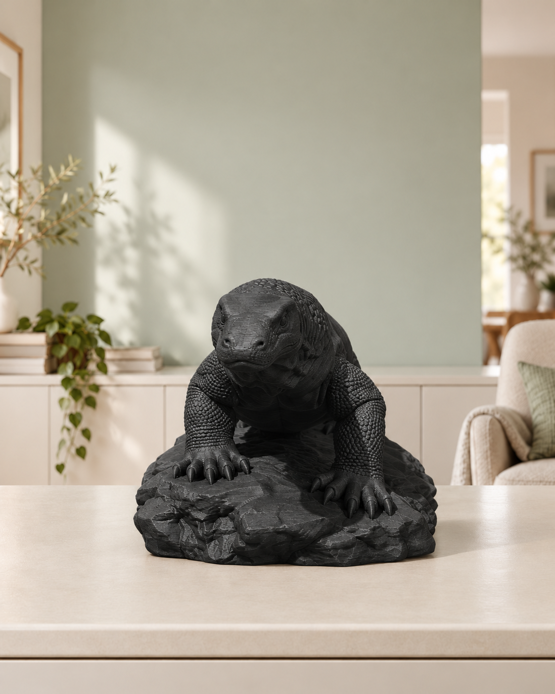 Komodowaran – 02 schwarz