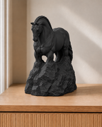 Andalusier – Pferdefigur – 02 schwarz