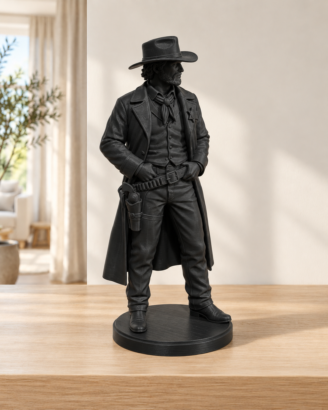 Sheriff – Schwarz – gedruckt