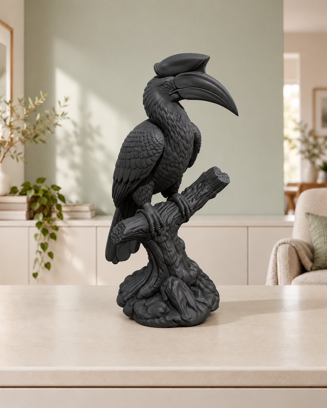 Nashornvogel – 02 schwarz