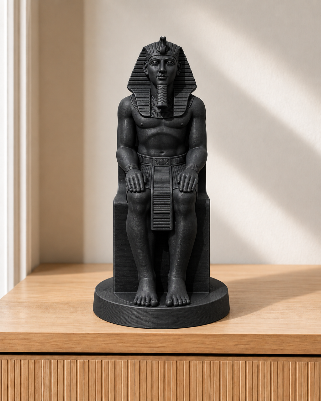 Pharao auf Thron – 02 schwarz