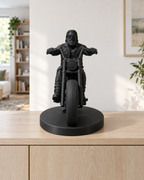 Biker auf Chopper – 02-schwarz