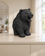 Grizzly brüllend – 02 schwarz