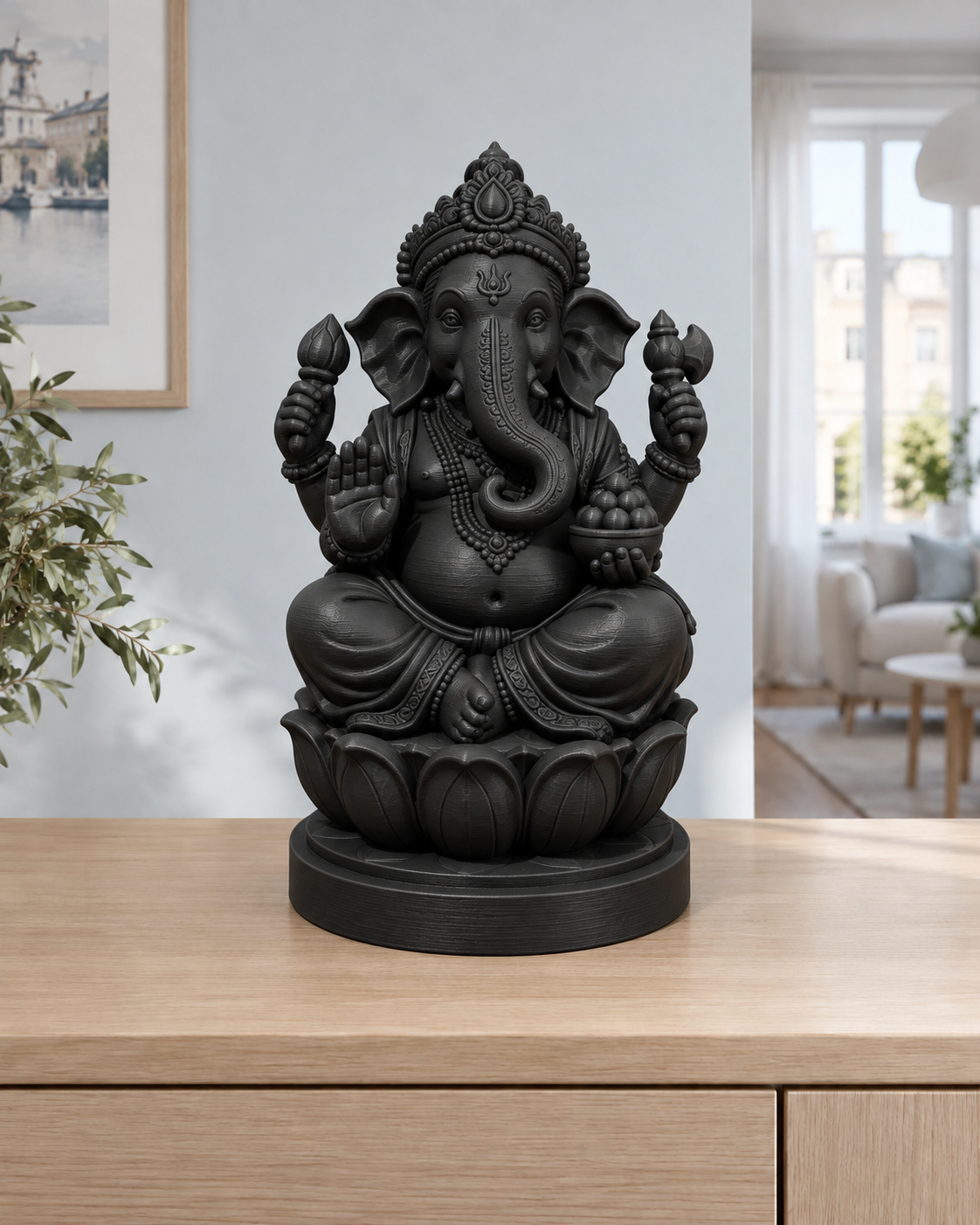Ganesha – 02 schwarz