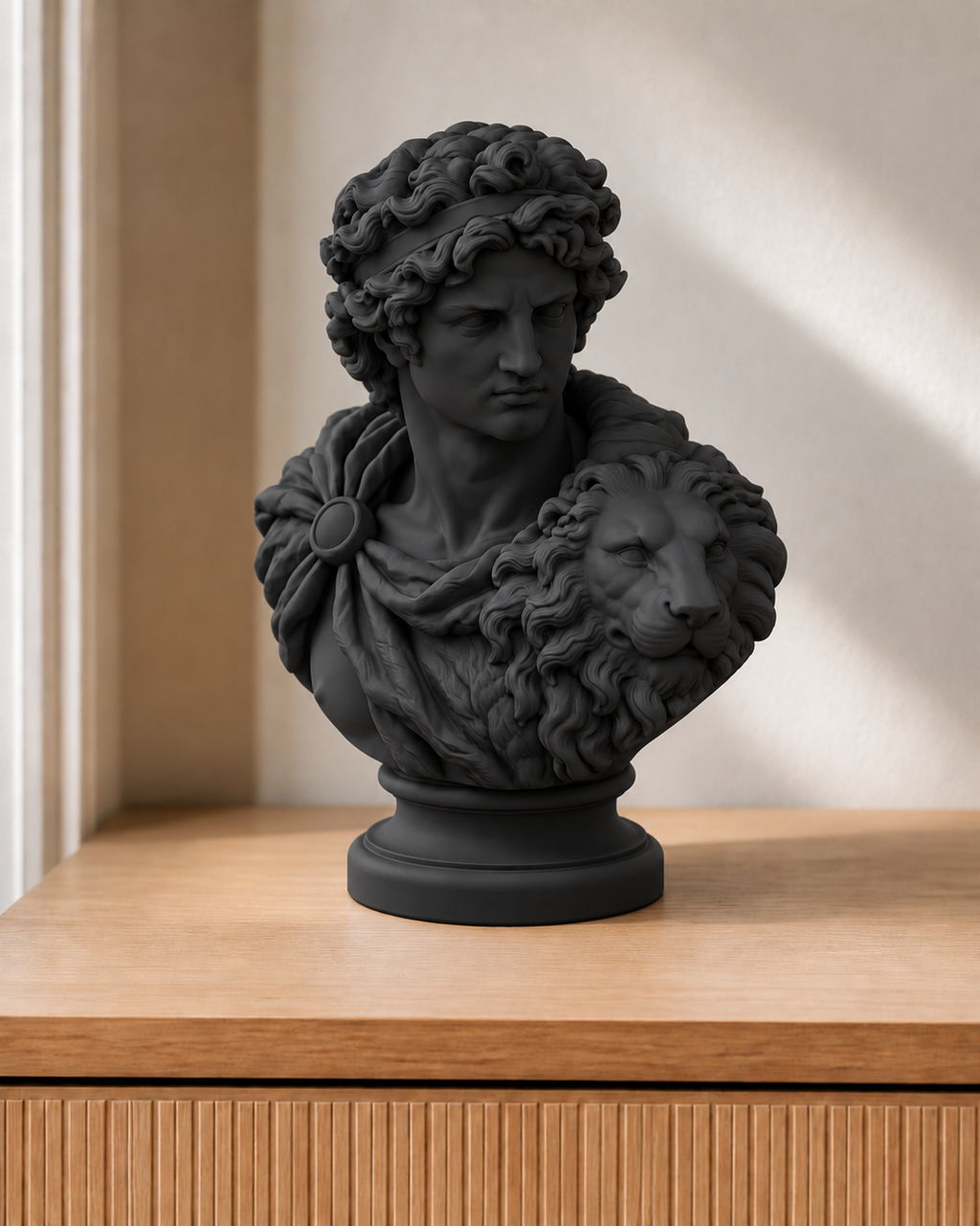 Alexander – antike Büste – 02 schwarz
