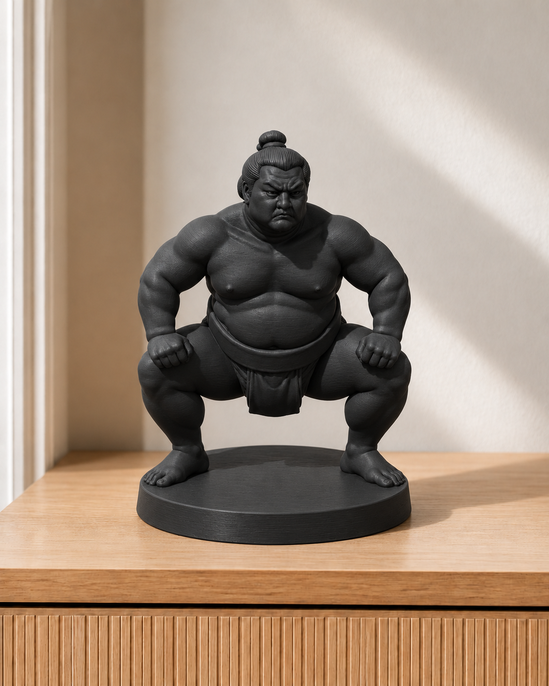 Sumo-Ringer - Schwarz – gedruckt