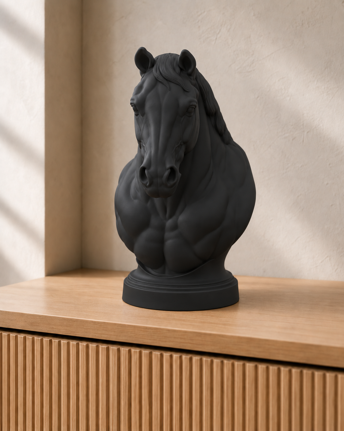 Quarter Horse – Pferdebüste – 02 schwarz