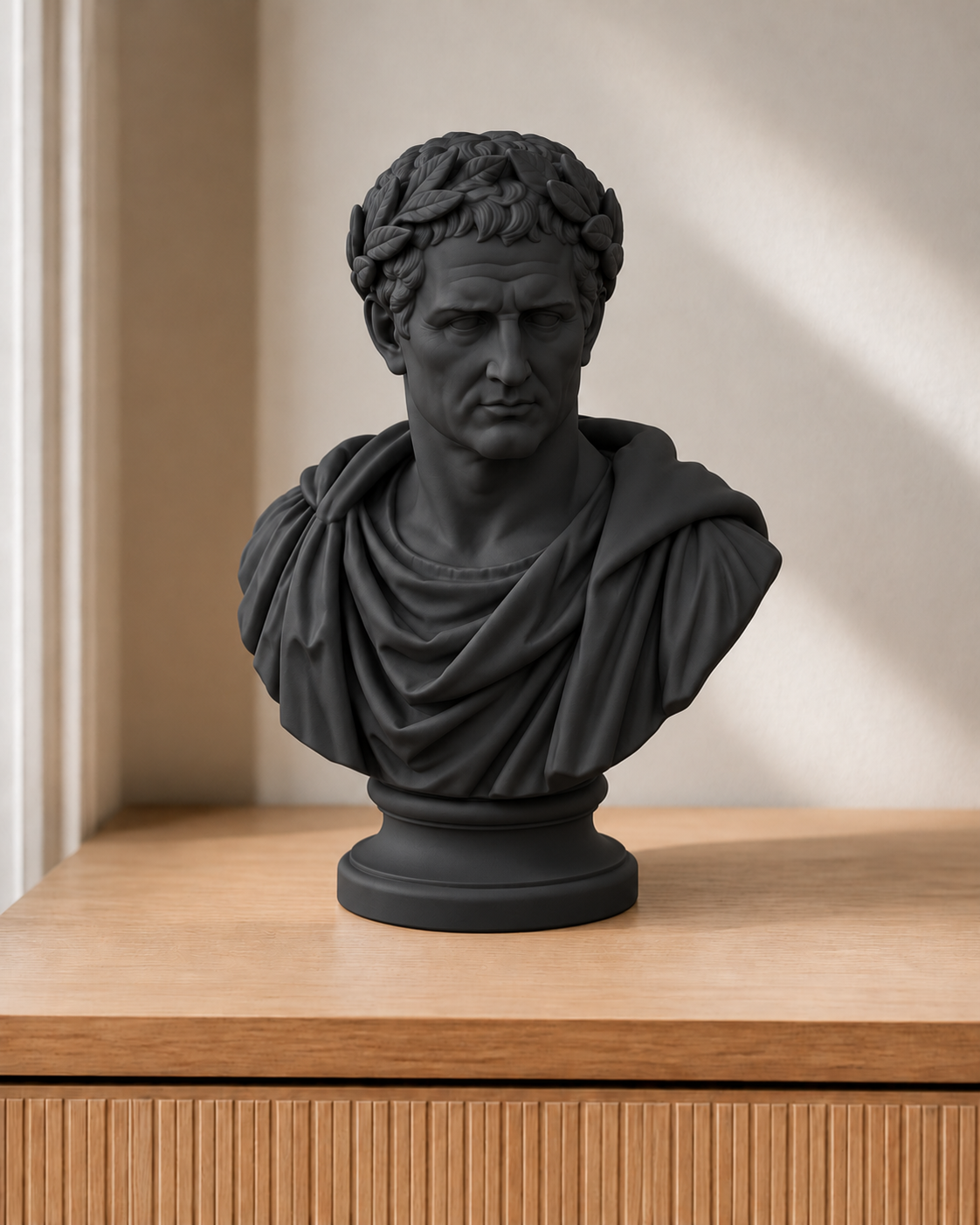 Caesar – römische Büste – 02 schwarz