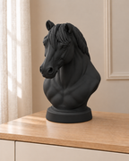 Haflinger – Pferdebüste – 02 schwarz