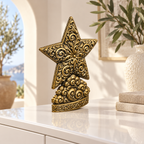 Stern von Bethlehem Ornament - Gold handbemalt Wohnzimmer