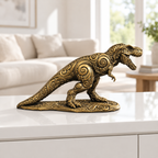 T-Rex Ornament - Gold handbemalt Wohnzimmer