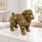Mastino Napoletano Ornament - Gold handbemalt Wohnzimmer