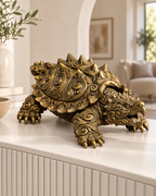 Schnappschildkröte Ornament - Gold handbemalt Wohnzimmer