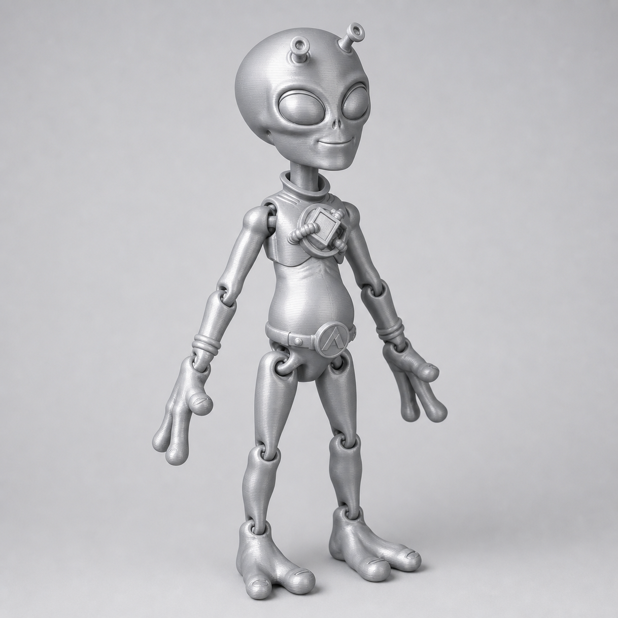 Flexi Alien – bewegliche Sci-Fi Figur mit Brustkern, 23,9 cm FehnFactory