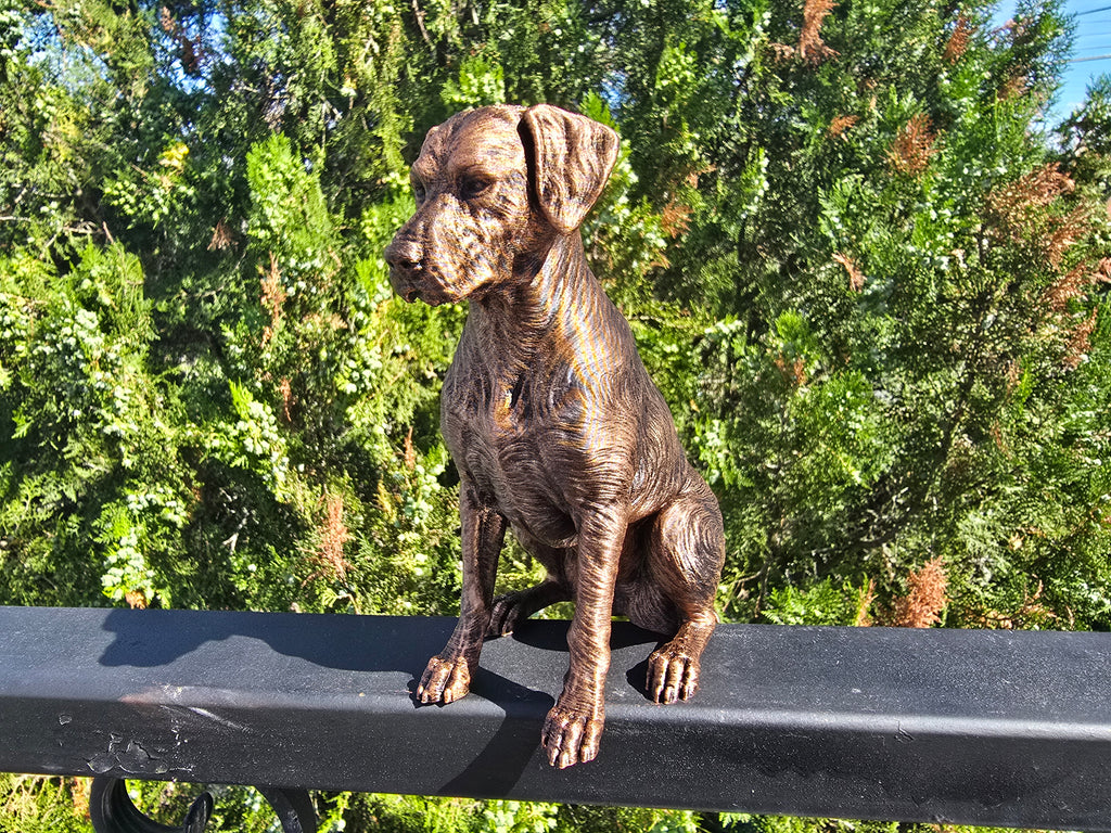 Dalmatiner Hundefigur sitzend – Dalmatian Dog Figurine | Hundedeko für innen | Made in Germany Fehn-factory.de