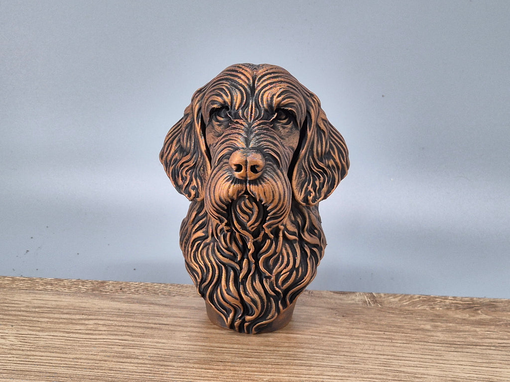 Spinone Italiano Büste / Realistic Italian Spinone Dog Bust – Handbemalt & Detailliert Fehn-factory.de