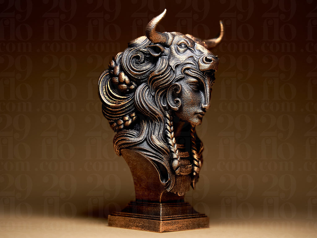 Lady Taurus Skulptur – Sternzeichen Stier FehnFactory