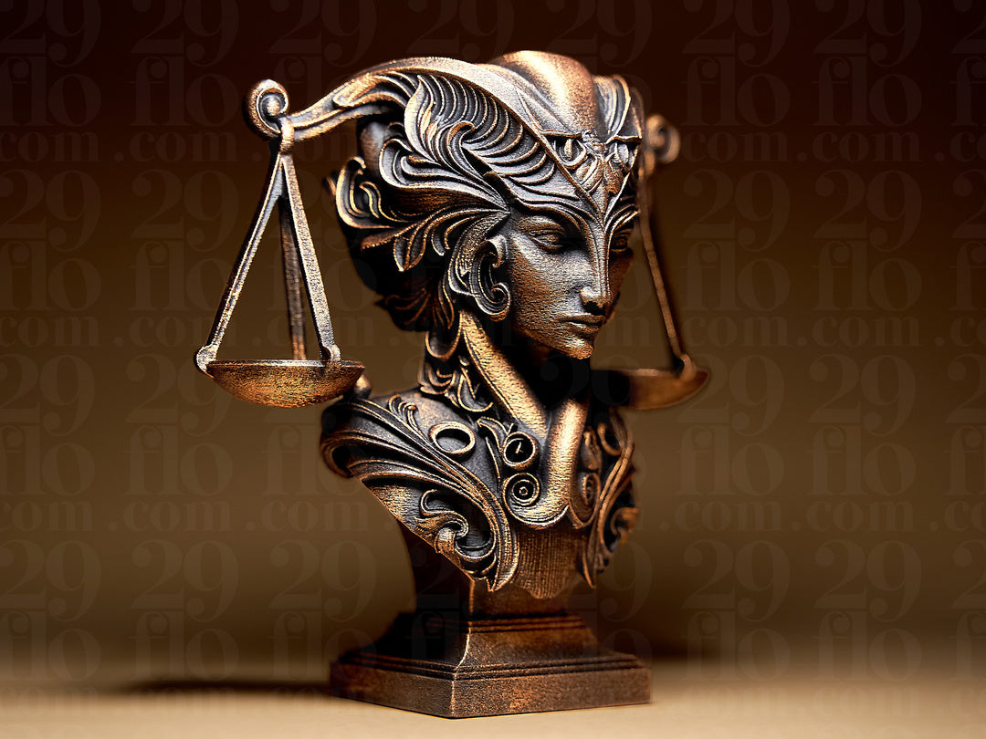 Lady Libra Skulptur – Sternzeichen Waage FehnFactory