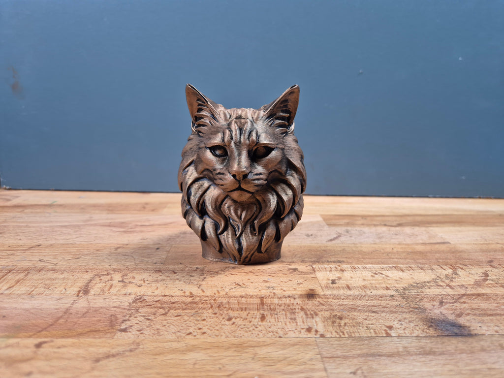 Norwegische Waldkatzen-Büste – Norwegian Forest Cat Bust | Made in Germany Fehn-factory.de