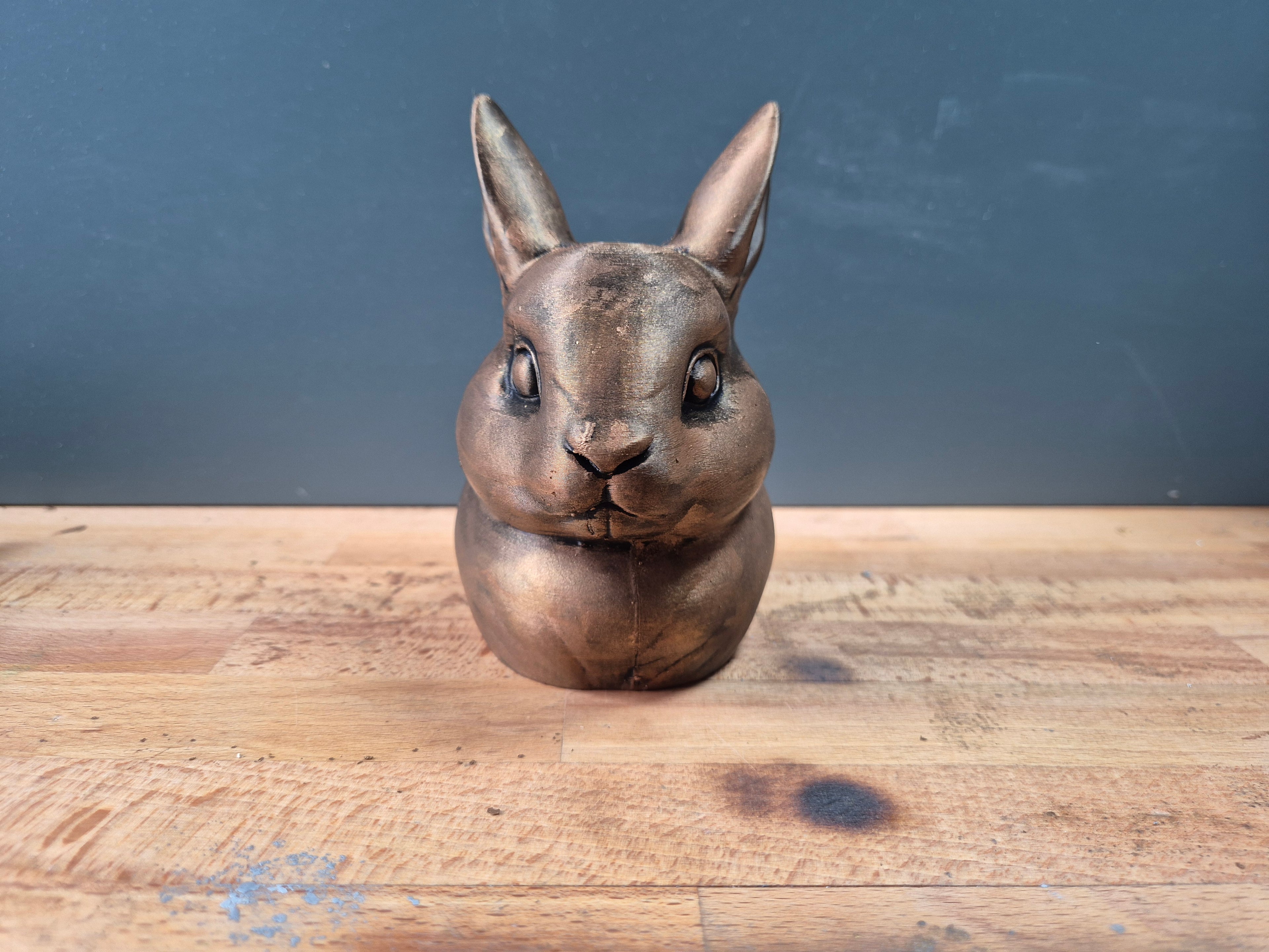 Zwergkaninchen-Büste – Netherland Dwarf Bunny Bust | Made in Germany Fehn-factory.de