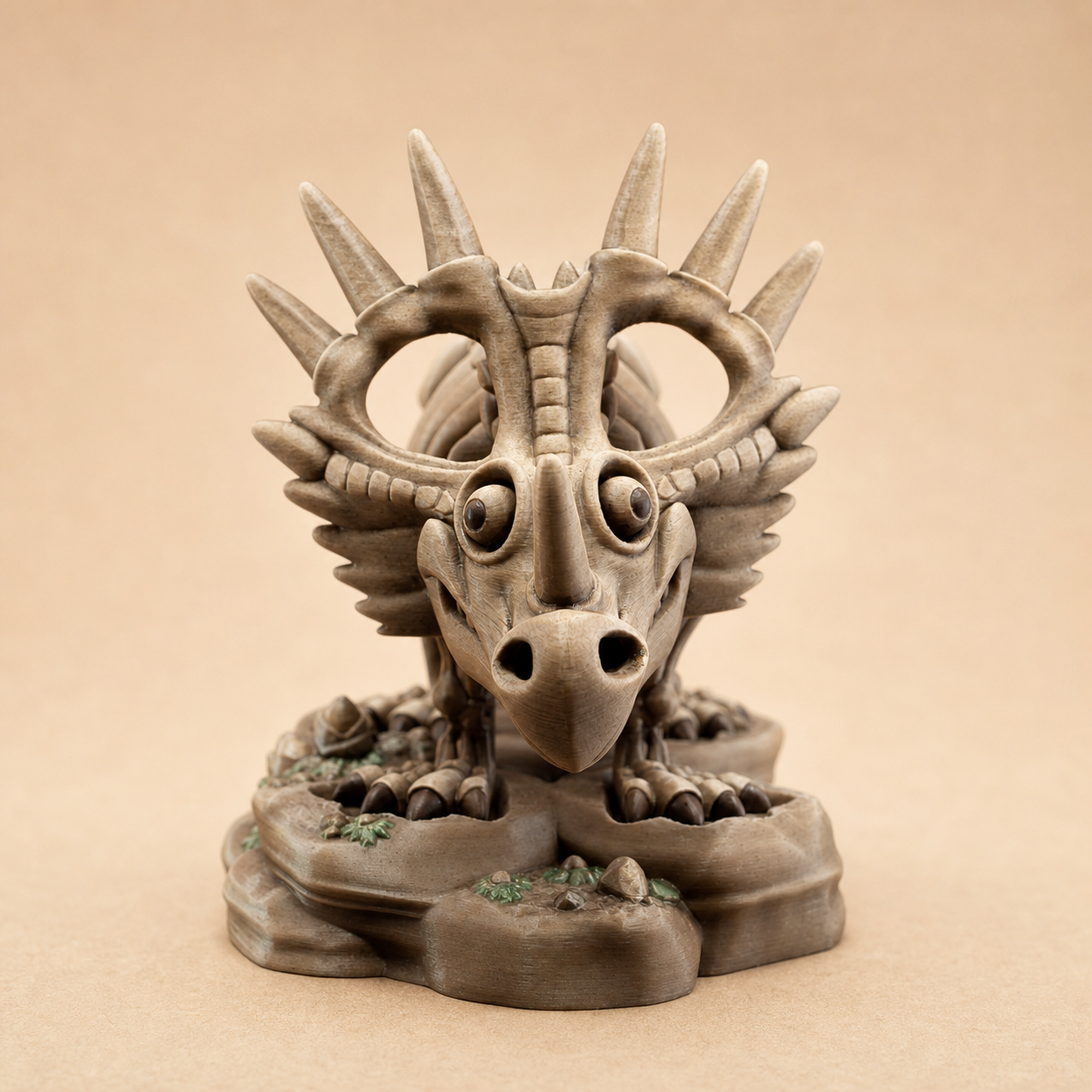 Skeleton Styracosaurus – beweglicher Skelett-Dino mit Stand FehnFactory