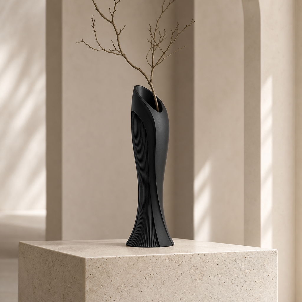 Capsule Vase – Skulpturale Trockenblumenvase FehnFactory