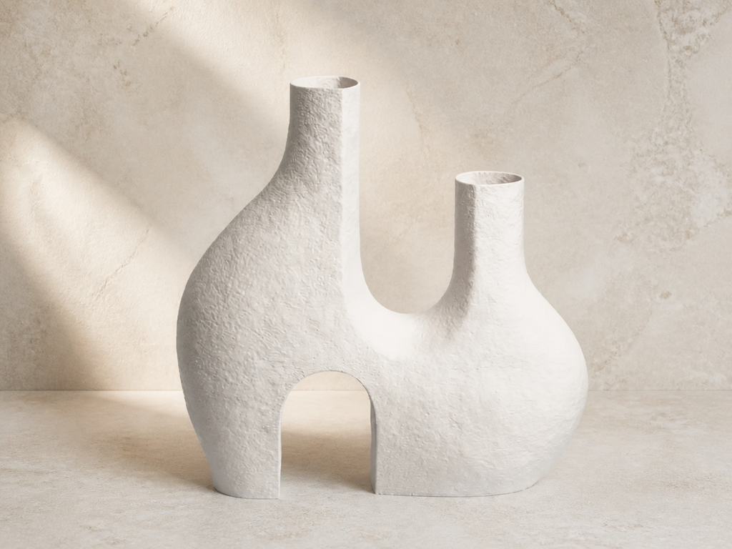 Dual Vase – Skulpturale Trockenblumenvase FehnFactory