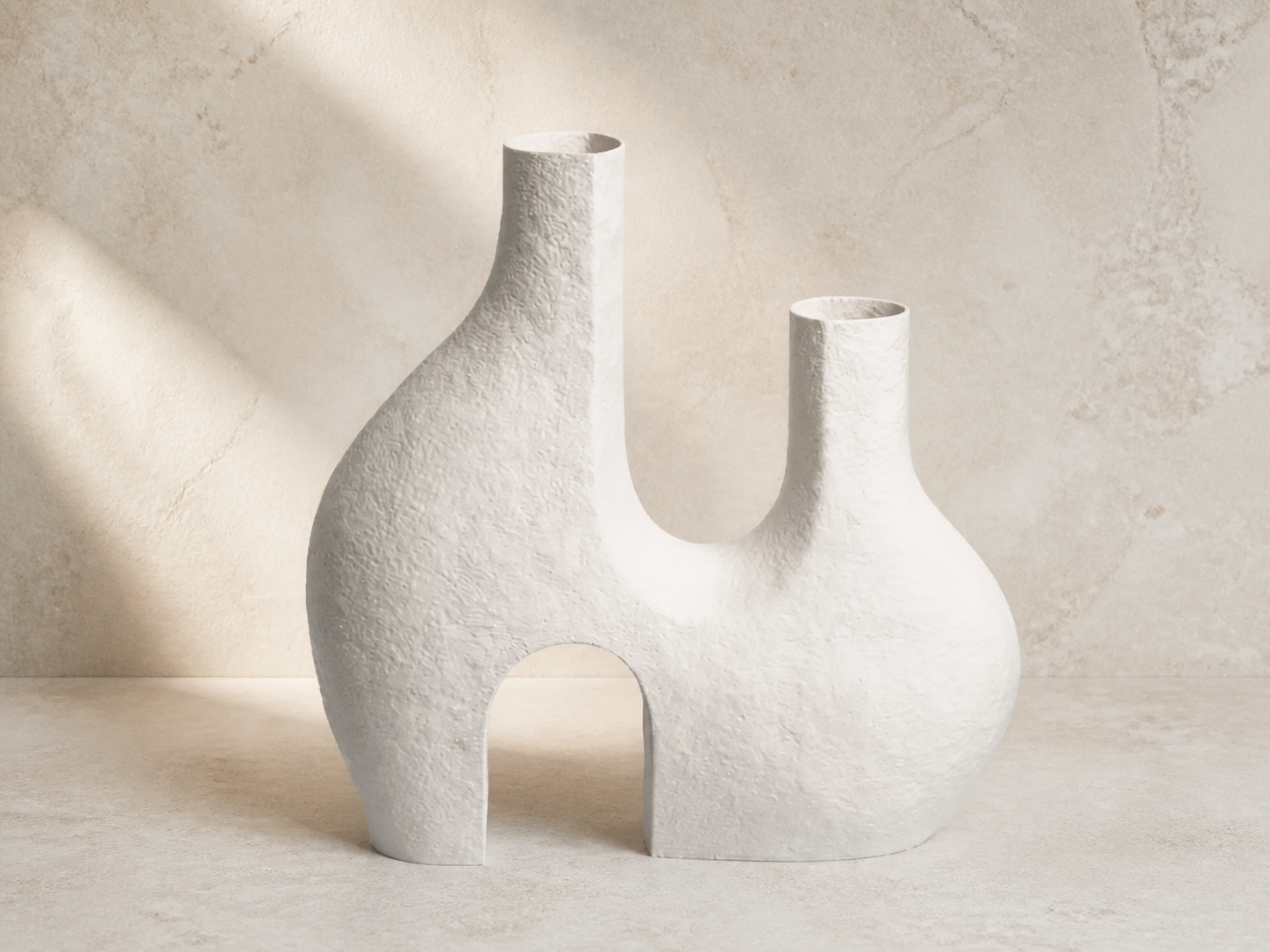 Dual Vase – Skulpturale Trockenblumenvase FehnFactory