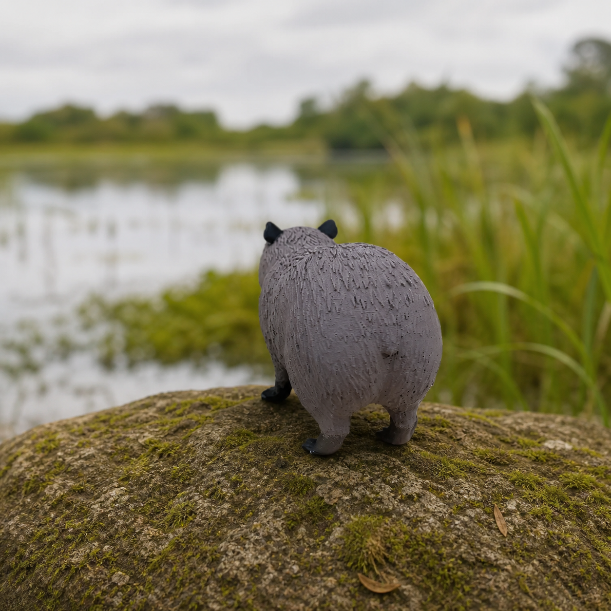 Chillin’ Capybara – freistehende Capybara-Skulptur FehnFactory