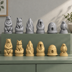 Arktis – 02_silber_gold_handbemalt
