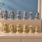 Yokai-Nacht – 02_silber_gold_handbemalt