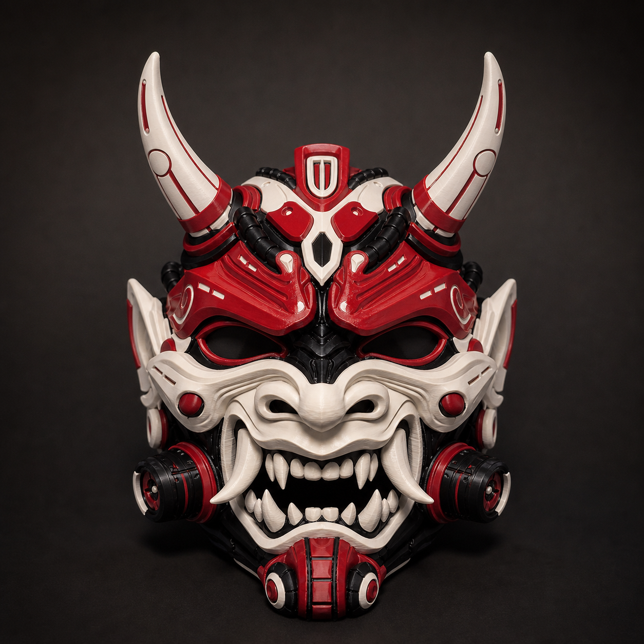 Tetsu Oni â€“ tragbare Cyber-Oni-Cosplaymaske FehnFactory