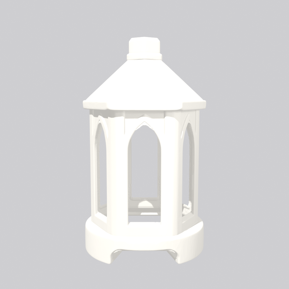 Gotische Laterne – LED-Teelichthalter – 02_vorne_original