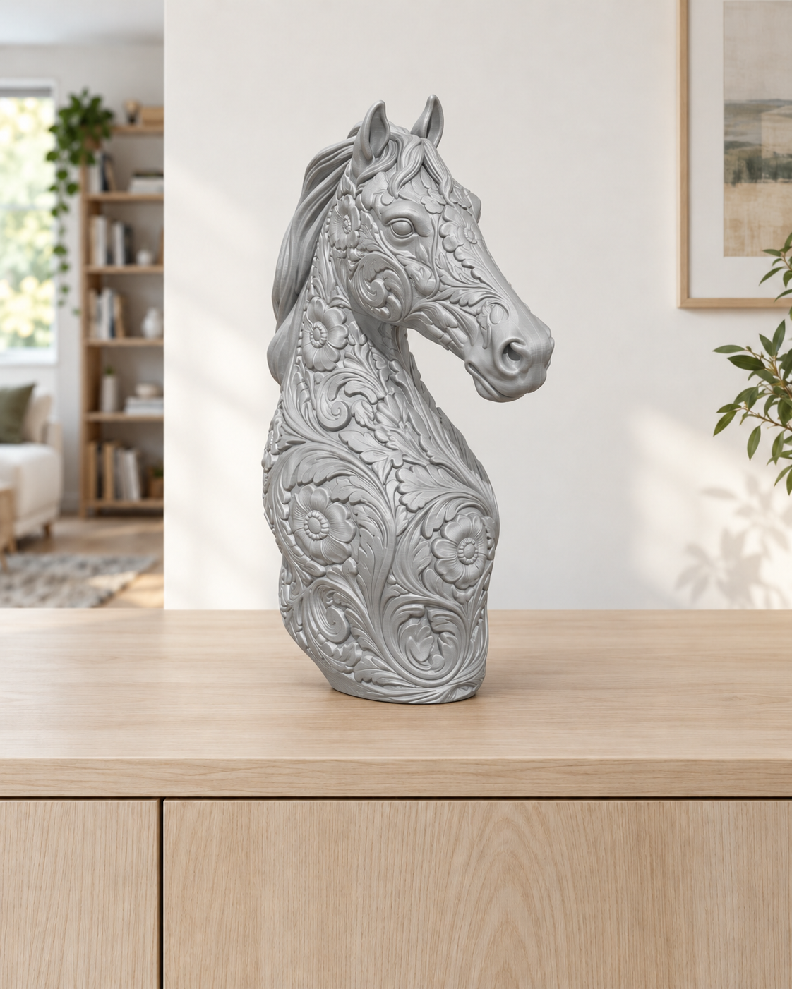 Pferdekopf – 03 silber