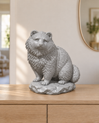 Marderhund Tanuki – 03 silber