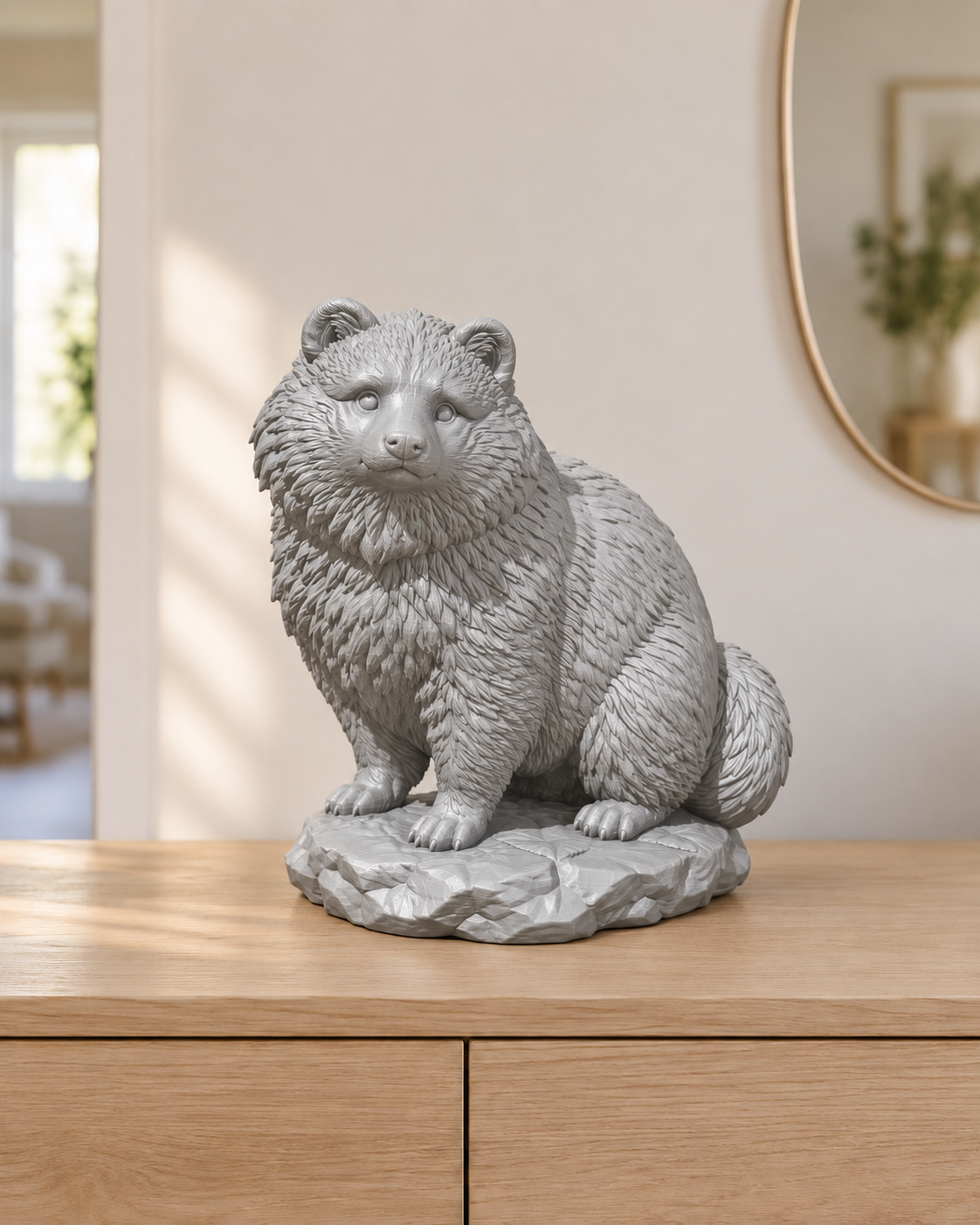 Marderhund Tanuki – 03 silber