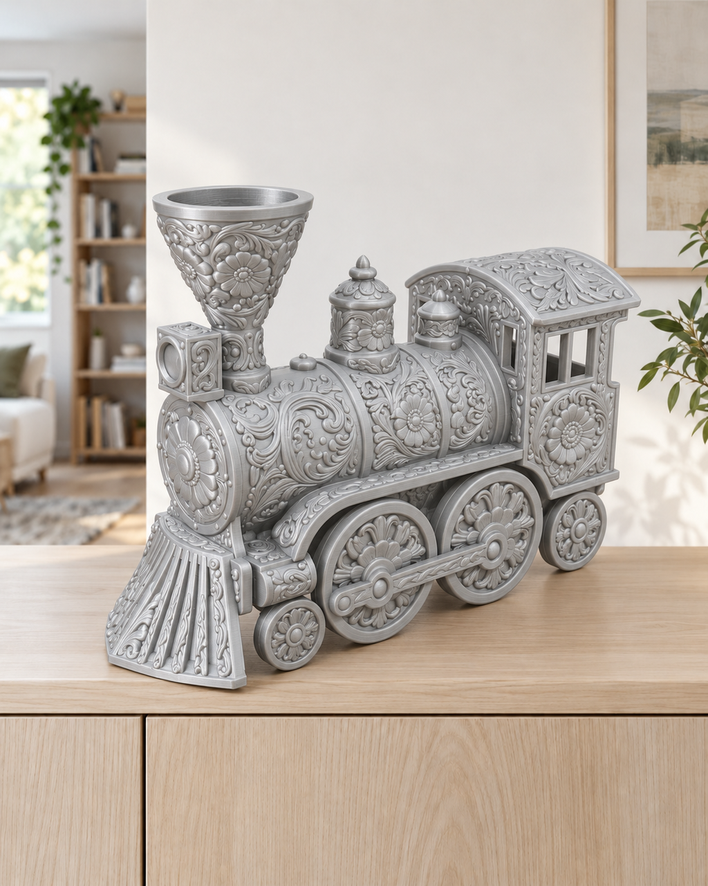 Western-Dampflok – 03 silber